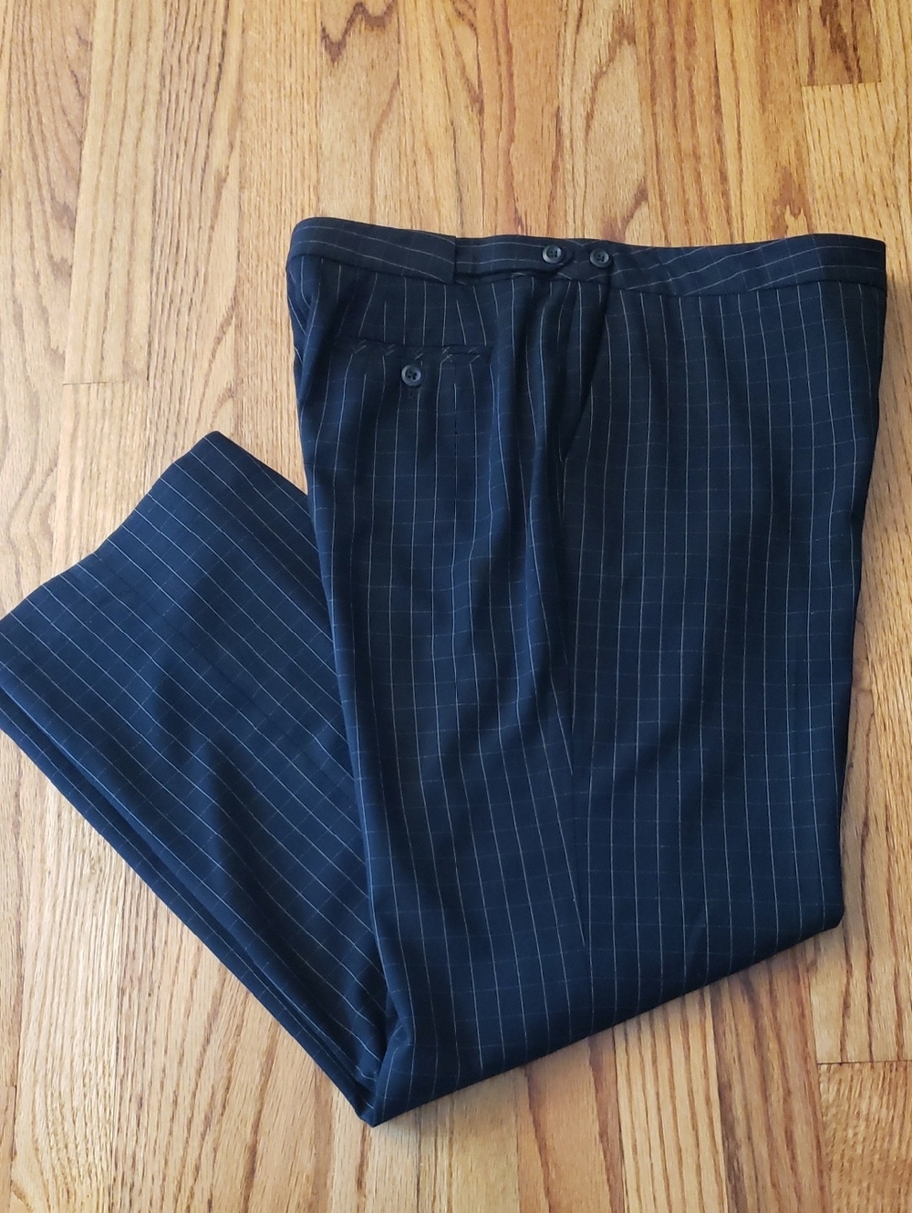 Talbots Black Checkered Stretch Dress Pants Size: 10P
